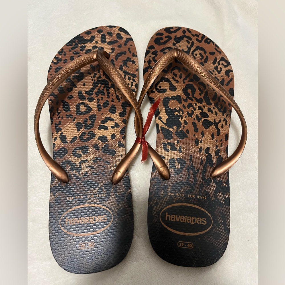 Havaianas Slim Animal Print Flip Flops